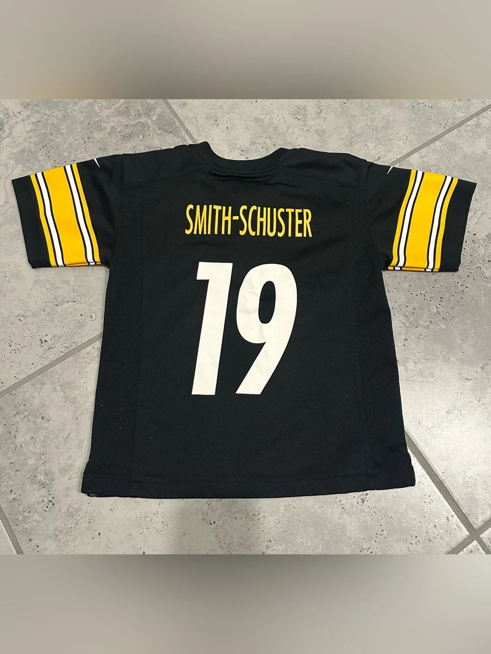 Nike Kids Black & Yellow Steelers #19 Football Jersey